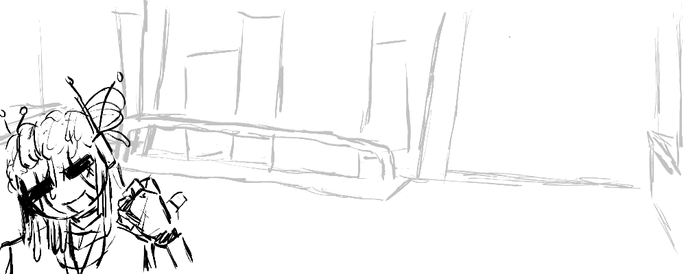 A large array of sheet metal stacked up against the wall. Pulsewidth is just barely in frame.